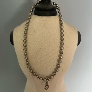 Jewel Kade  Silver Beaded Necklace